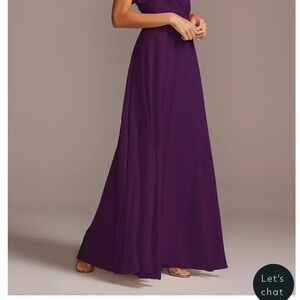 Elegant Purple Evening Gown